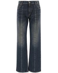 Versace - Pant Denim Non Stretch Dirty Wash - Lyst
