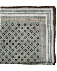 Brunello Cucinelli - Diamond-Pattern Pocket Square - Lyst