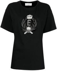 Ermanno Scervino - Logo-Patch T-Shirt - Lyst