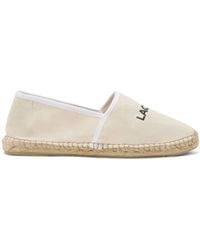 Lacoste - Logo-Print Espadrilles - Lyst
