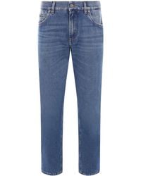 Dolce & Gabbana - Jean À Patch Logo - Lyst