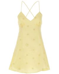 MC2 Saint Barth - Marge Floral-Embroidered Mini Dress - Lyst
