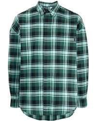 Juun.J - Check-pattern Cotton Shirt - Lyst