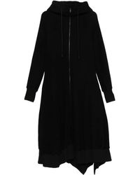 Yohji Yamamoto - Hooded Asymmetrical Coat - Lyst