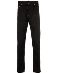 DSquared² - Rear Logo-print Skinny Jeans - Lyst
