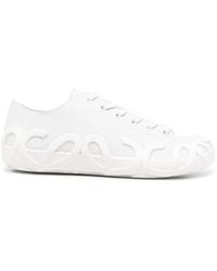 Loewe - Rise Lace-Up Sneakers - Lyst