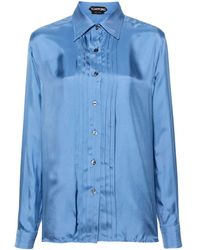 Tom Ford - Pleated Shirt - Lyst