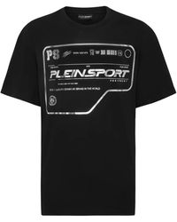 Philipp Plein - Metallic-Logo Cotton T-Shirt - Lyst