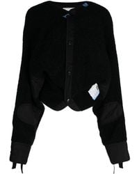 Maison Mihara Yasuhiro - Boa Liner Cropped Jacket - Lyst