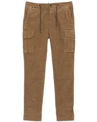 Mason's - Corduroy Drawstring Cargo Trousers - Lyst