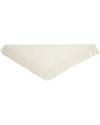 Sandro - Fringed Wool Triangle Scarf - Lyst