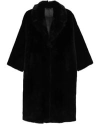 Liska - Fur-Collar Coat - Lyst