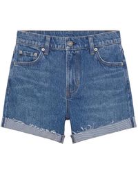 Reformation - Sutton Low-Rise Denim Shorts - Lyst