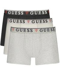 Guess - Logo-Waistband Boxers Set Of Three - Lyst
