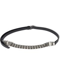 Miu Miu - Leather And Metal Belt - Lyst