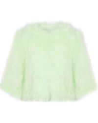 Yves Salomon - Jacke mit Federn - Lyst