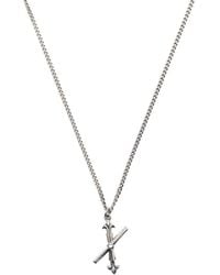 Emanuele Bicocchi - Alphabet Pendant Necklace - Lyst