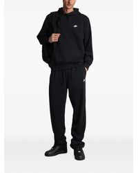 nike-black-Logo-Embroidered-