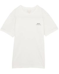 A.P.C. - Rue Madame Logo T-Shirt - Lyst