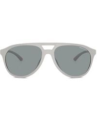 ARMANI EXCHANGE - Pilot-Frame Sunglasses - Lyst