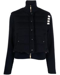 Thom Browne - Reversible Knit-Sleeve Padded Jacket - Lyst