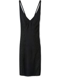 Stella McCartney - Lace-Panel Midi Dress - Lyst