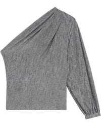 IRO - One-Shoulder Gathered Blouse - Lyst
