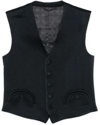 Blazé Milano - Chaleco Con Botones Y Bolsillo - Lyst