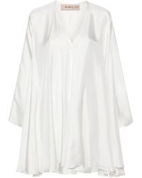 Blanca Vita - Mini-jurk Met V-hals - Lyst