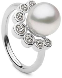 AUTORE MODA - Brea Ring Mit Perlen - Lyst