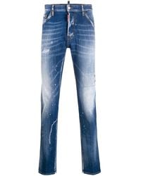 DSquared² Gerafelde Jeans - Blauw