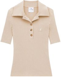 Courreges - Polo De Canalé Iconic De Canalé - Lyst