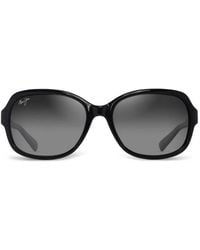 Maui Jim - Hiluhilu Square-Frame Sunglasses - Lyst