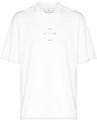 Song For The Mute - Logo Print Crew Neck T-shirt - Lyst