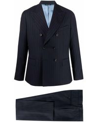 Reveres 1949 - Double-Breasted Striped Suit - Lyst