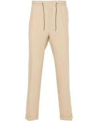 Paul Smith - Drawstring-Fastening Linen Trousers - Lyst