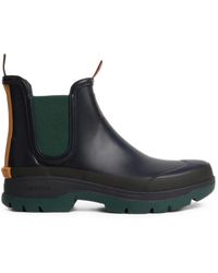 Barbour - Bottines Chelsea Classiques À Patch Logo - Lyst