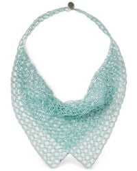Emporio Armani - Cross-Link Choker Necklace - Lyst