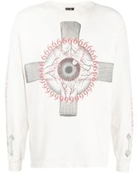 SAINT Mxxxxxx - Graphic-Print Long-Sleeve T-Shirt - Lyst