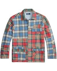 Polo Ralph Lauren - Patchwork Plaid Overshirt - Lyst