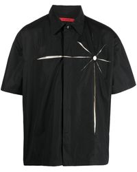 Kusikohc - Pleat-detail Short-sleeve Shirt - Lyst