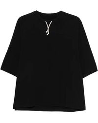 Mordecai - T-Shirt mit Schnürdetail - Lyst