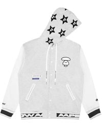 Aape By A Bathing Ape - Moonface Logo-Patch Hoodie - Lyst
