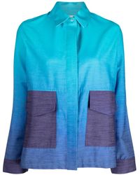 Bambah - Gradient-Effect Linen Shirt - Lyst