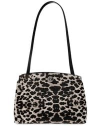 Liffner - Pushlock Leopard-Print Shoulder Bag - Lyst