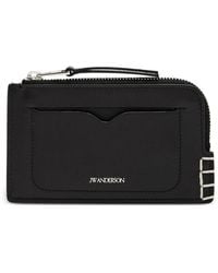 JW Anderson - Loafer Leather Zip Wallet - Lyst