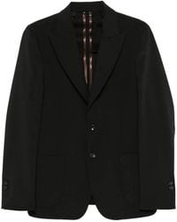 Daniele Alessandrini - Blazer Boutonné À Revers Pointus - Lyst