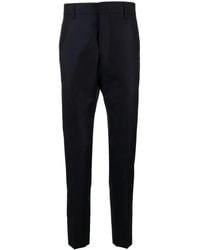 Ami Paris - Tapered-Leg Wool Trousers - Lyst