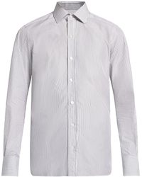 Tom Ford - Chemise en coton à rayures - Lyst