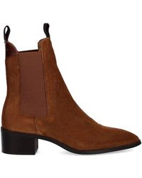 GANT - 45Mm Pointed-Toe Heeled Boots - Lyst